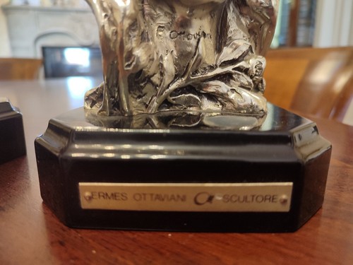 Ermes ottaviani due sculture - ermes,