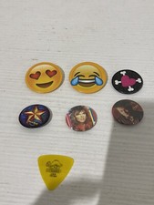 Spille vintage in metallo da collezione Hard Rock, Mosto Con Un Plettro Dunlop