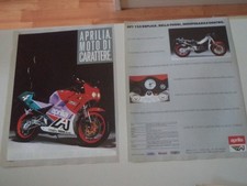 advertising Pubblicità 1989 MOTO APRILIA AF1 AF-1 125 REPLICA