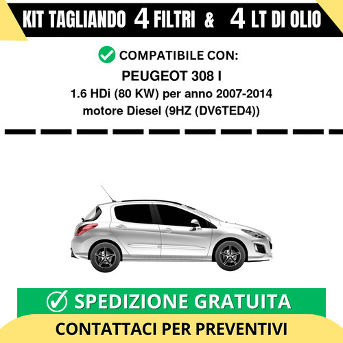 Tagliando per peugeot 308 - peugeot,