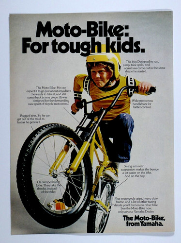 Yamaha moto bmx 1974 bici - moto,