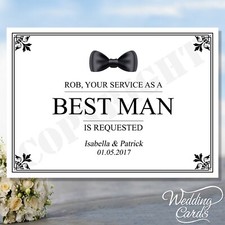 Will you be my Best Man Usher