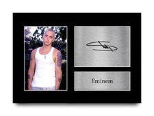 Eminem Signed A4 Framed