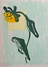 Ernesto TRECCANI "Girasole", 1965 litografia originale firmata e numerata