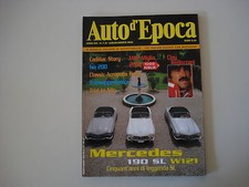 AUTO D'EPOCA 7-8/2002 MERCEDES BENZ 190 SL/MOTO ISO 200/CADILLAC/CLAY REGAZZONI