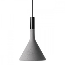 Foscarini Aplomb Mini Lampada Sospensione Cemento D. 11,5 cm