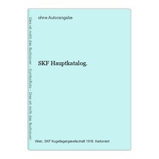 SKF Hauptkatalog.