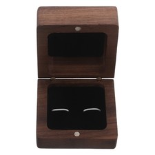 Black Walnut Cufflink Box Case