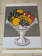 Poster vintage 2002 Roy Lichtenstein Still Life 68 x 87 cm