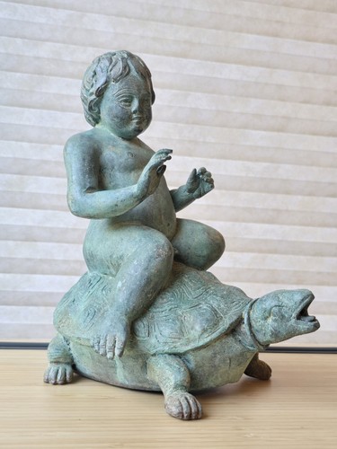 Antica statuina bronzo - antica,