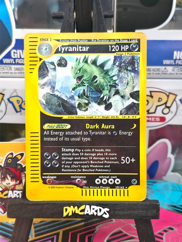 Pokemon tyranitar 165 rara - tyranitar, 29/165