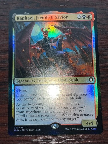 Foil raphael fiendish - 1x, raphael,