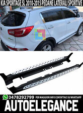0553 KIA SPORTAGE SL 2010-2015 PEDANE LATERALI ALLUMINIO SOTTO PORTA