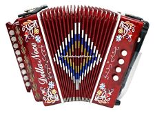 Della Noce organetto diatonico sol Gran Sasso Rosso