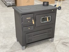 Stufa a legna cucina Metalik Elegant - 8kW piastra ghisa