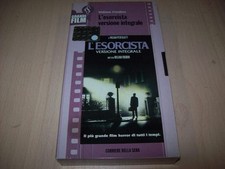 VHS FILM:L'ESORCISTA-WILLIAM FRIEDKIN-con LINDA BLAIR-GRANDI FILM N.15-OTTIMO!!