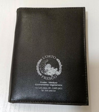 Taccuino blocco appunti in pelle sintetica artificiale con calcolatrice e penna