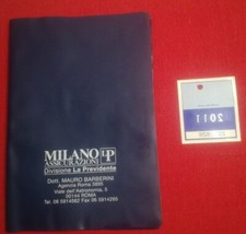 MILANO ASSICURAZIONI PORTADOCUMENTI PER AUTO IN PVC VINTAGE - 2 TASCHE + OMAGGIO