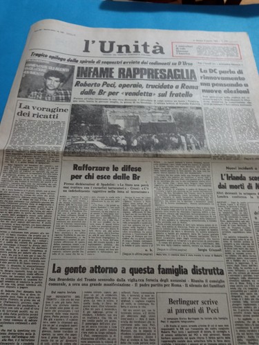 Unita 1981 ucciso roberto - l'unita',
