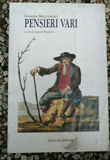 Giuseppe Maria Galanti Pensieri vari altri scritti della tarda maturità Placanic