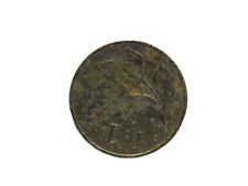 rara MONETA 1 LIRA REPUBBLICA ITALIANA FAC SIMILE 1946 ramo con arancia di