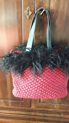 Borsa uncinetto con - borsa,