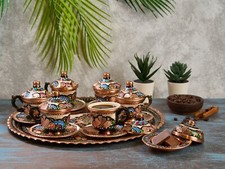 Servizio da caffè in rame