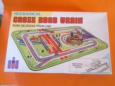 giocattoli d'epoca in latta CROSS ROAD TRAIN MECHANICAL---