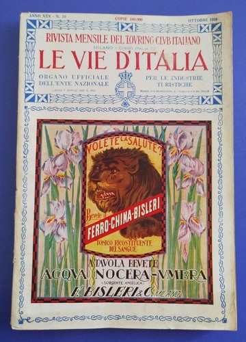 1924 vie italia - le, d'italia