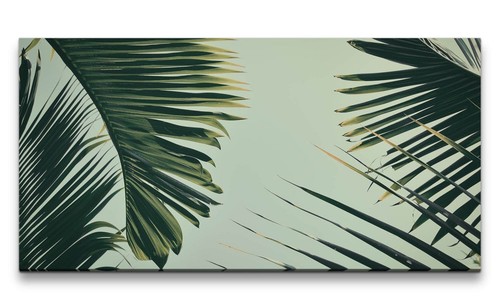 Quadro tela 120x60 palma - quadro,