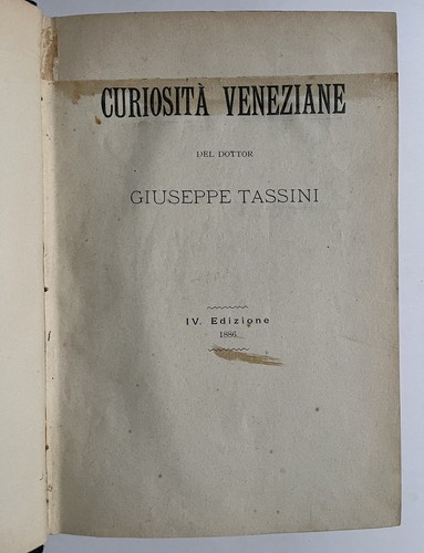 Giuseppe tassini curiosita - giuseppe,