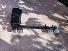 terminale auto doppio scarico ovale 100x60 acciaio inox