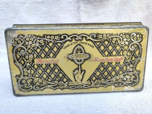 Vintage latta scatola herwhit - vintage,