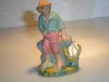 Antico pastore per presepe in