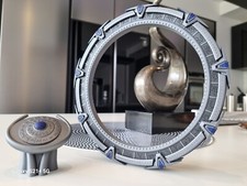 Stargate Atlantis Gate con DHD e supporto comando SG1 Atlantis cancello a stella