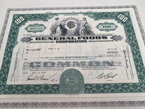General food corporation 100 - general,