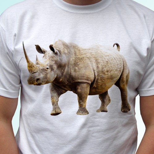Shirt bianca rinoceronte - bianca,