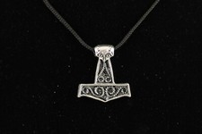 COLLANA CIONDOLO METALLO MARTELLO DI THOR Mjolnir C048