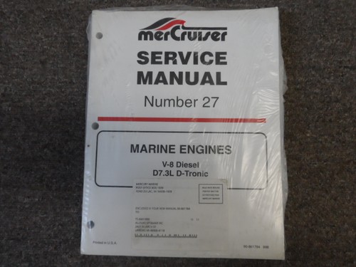 Manuale servizio mercruiser - servizio,