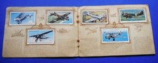 Aerei militari Album di figurine completo originale del 1938 pre WW2 no Panini