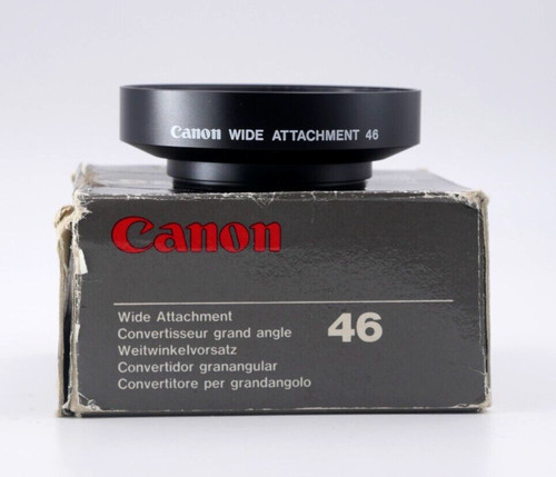 Canon wide attachment - canon, vintage