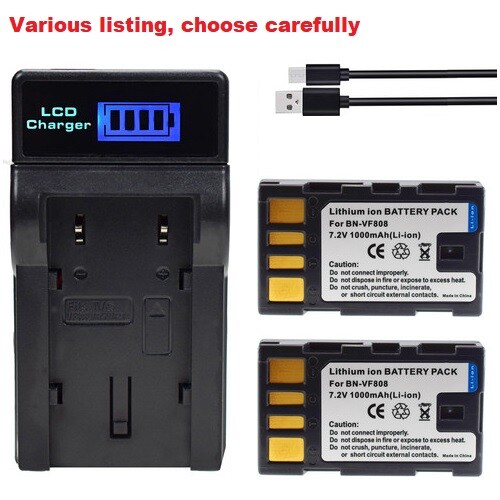 Caricabatterie led per jvc - o,