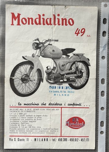 Volantino pubblicitario moto - pubblicitario,
