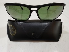 RAY-BAN B&L U.S.A. W2172 CATS PREDATOR 5 VINTAGE ANNI 80 NERO E CUSTODIA ORIGINALE