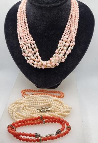 Collane perle sintetiche - collane,