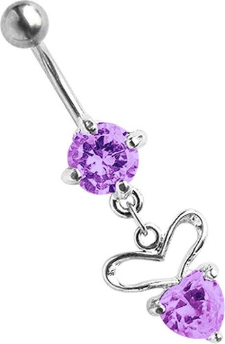 Piercing ombelicale banana con - ombelicale,