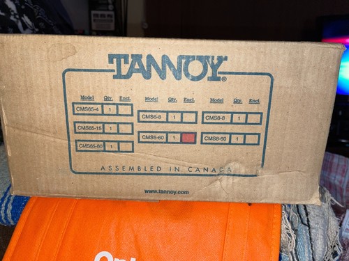New box tannoy vintage - box,