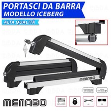 PORTASCI PER BARRE PORTA 4 PAIA SCI O 2 SNOWBOARD MENABO ICEBERG