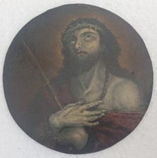 Antica Miniatura, Dipinto Olio Su Rame, Epoca: 600.