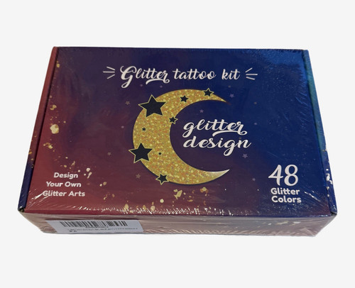 Kit tatuaggio glitter - tatuaggio, 48